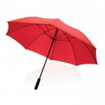 Paraguas manual de gran tamaño color rojo quinta vista