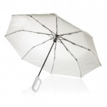 Paraguas de RPET resistente al viento y con mango con clip Ø97 color beige