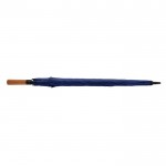 Paraguas semiautomático de RPET de 30” con eje de metal Ø154 color azul marino tercera vista