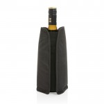 Funda enfriadora de RPET para botellas de vino en varios colores color negro tercera vista