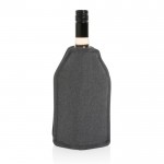 Funda enfriadora de RPET para botellas de vino en varios colores color gris segunda vista