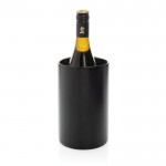 Cubitera de acero inoxidable reciclado para botellas de vino color negro