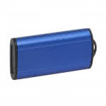 Usb de metal con puerto deslizante color azul