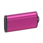 Usb de metal con puerto deslizante color violeta