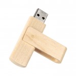 Pendrive de madera con conexión OTG-C vista cuarta