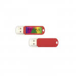 USB con logotipo e impresión digital rojo