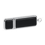 pendrive publicitario piel y metal negro