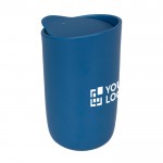 Vaso de cerámica de doble pared en caja vista principal