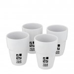 Vasos de cerámica apilables vista principal