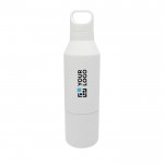 Botella termo de acero inoxidable reciclado con taza extraíble 600ml vista principal