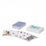 Baraja de cartas clásica con 54 naipes y 2 comodines en caja papel vista principal