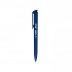 Bolígrafo de plástico reciclado y punta de acero inoxidable tinta negra vista principal