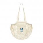 Bolsa de malla de algodón orgánico 100 g/m2 vista principal