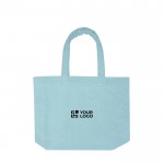 Bolsa tote de playa con acabado soft y compartimento grande vista principal