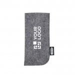Estuche para gafas de fieltro reciclado de alta calidad y suave vista principal