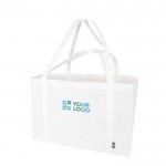 Bolsa de mano extragrande de poliéster reciclado con asas 65L vista principal