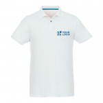 Polos con logotipo eco 220 g/m2 vista principal