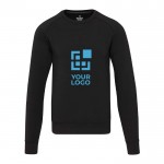 Jersey unisex de cuello redondo con tejido interlock 350 g/m2 Elevate Life vista principal