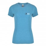 Camiseta jaspeada de algodón y poliéster para mujer 150 g/m2 Roly vista principal