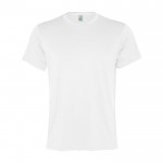 Camiseta deportiva de poliéster reciclado de hombre 100 g/m2 Roly color blanco