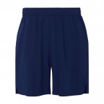 Pantalones de deporte cortos de poliéster reciclado unisex 100 g/m2 Roly color azul marino