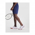 Pantalones de deporte cortos de poliéster reciclado unisex 100 g/m2 Roly color negro imagen de estilo de vida