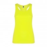 Chaleco deportivo para mujer con tejido técnico 140 g/m2 Roly color amarillo fluorescente