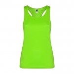 Chaleco deportivo para mujer con tejido técnico 140 g/m2 Roly color verde lima