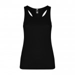 Chaleco deportivo para mujer con tejido técnico 140 g/m2 Roly color negro