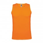 Chaleco deportivo para hombre técnico de poliéster 140 g/m2 Roly color naranja fluorescente