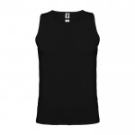 Chaleco deportivo para hombre técnico de poliéster 140 g/m2 Roly color negro