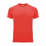 Camiseta técnica de poliéster 100% para hombre 135 g/m2 Roly color coral