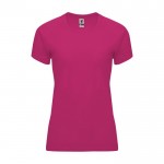 Camiseta técnica de poliéster 100% para mujer 135 g/m2 Roly color fucsia