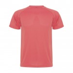 Camiseta técnica de punto piqué en poliéster para hombre 150 g/m2 Roly color coral