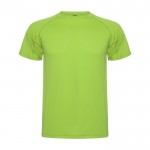 Camiseta técnica de punto piqué en poliéster para hombre 150 g/m2 Roly color verde lima
