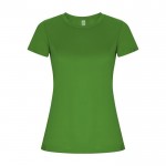 Camiseta técnica de 50% poliéster reciclado para mujer 135 g/m2 Roly color verde manzana