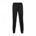 Pantalón deportivo de poliéster unisex con cintura elástica 220 g/m2 Roly color negro