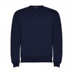 Jersey unisex de algodón y poliéster en punto 280 g/m2 Roly color azul marino
