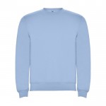 Jersey unisex de algodón y poliéster en punto 280 g/m2 Roly color azul claro
