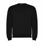 Jersey unisex de algodón y poliéster en punto 280 g/m2 Roly color negro