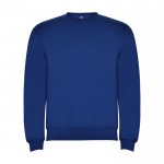 Jersey unisex de algodón y poliéster en punto 280 g/m2 Roly color azul real