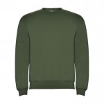 Jersey unisex de algodón y poliéster en punto 280 g/m2 Roly color verde oscuro