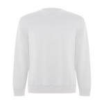 Jersey unisex de algodón orgánico y poliéster reciclado 300 g/m2 Roly color blanco