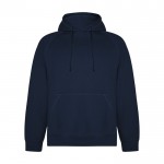 Sudadera hecha de un 57% de algodón orgánico unisex 300 g/m2 Roly color azul marino