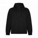 Sudadera hecha de un 57% de algodón orgánico unisex 300 g/m2 Roly color negro