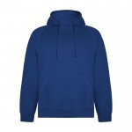 Sudadera hecha de un 57% de algodón orgánico unisex 300 g/m2 Roly color azul real