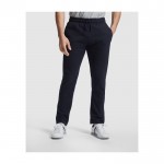 Pantalón de algodón y poliéster regular fit unisex 280 g/m2 Roly color negro imagen de estilo de vida