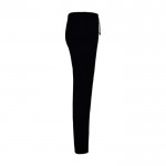 Pantalón de algodón y poliéster regular fit unisex 280 g/m2 Roly color negro segunda vista lateral