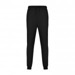 Pantalón deportivo de algodón y poliéster de hombre 280 g/m2 Roly color negro