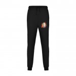 Pantalón deportivo de algodón y poliéster de hombre 280 g/m2 Roly color negro vista impresión serigrafía
